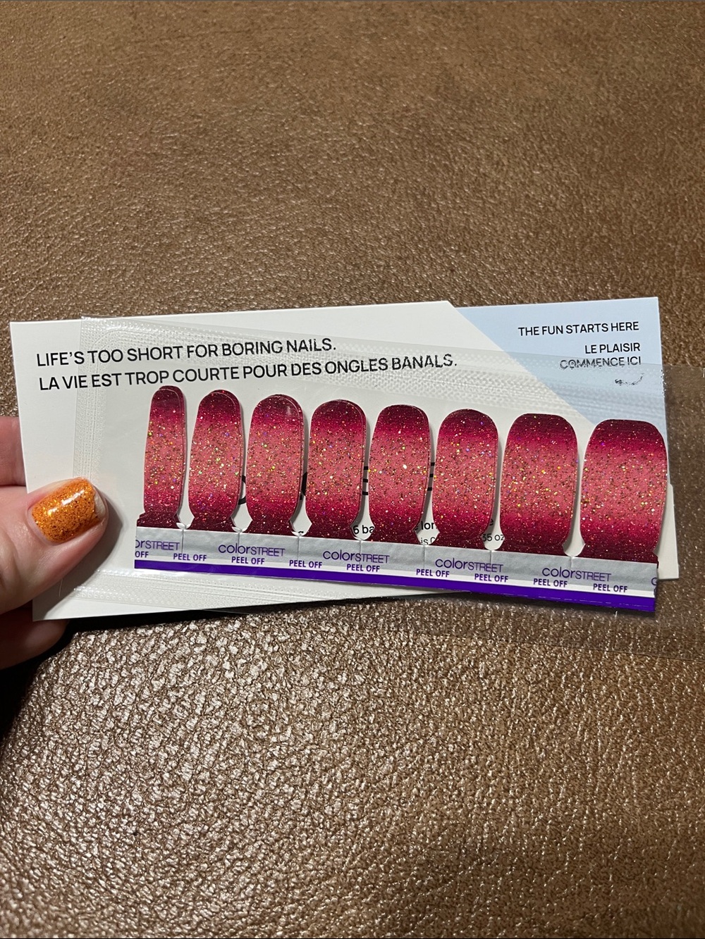 BOGO COLOR STREET | Coral Skies Nail Strips
